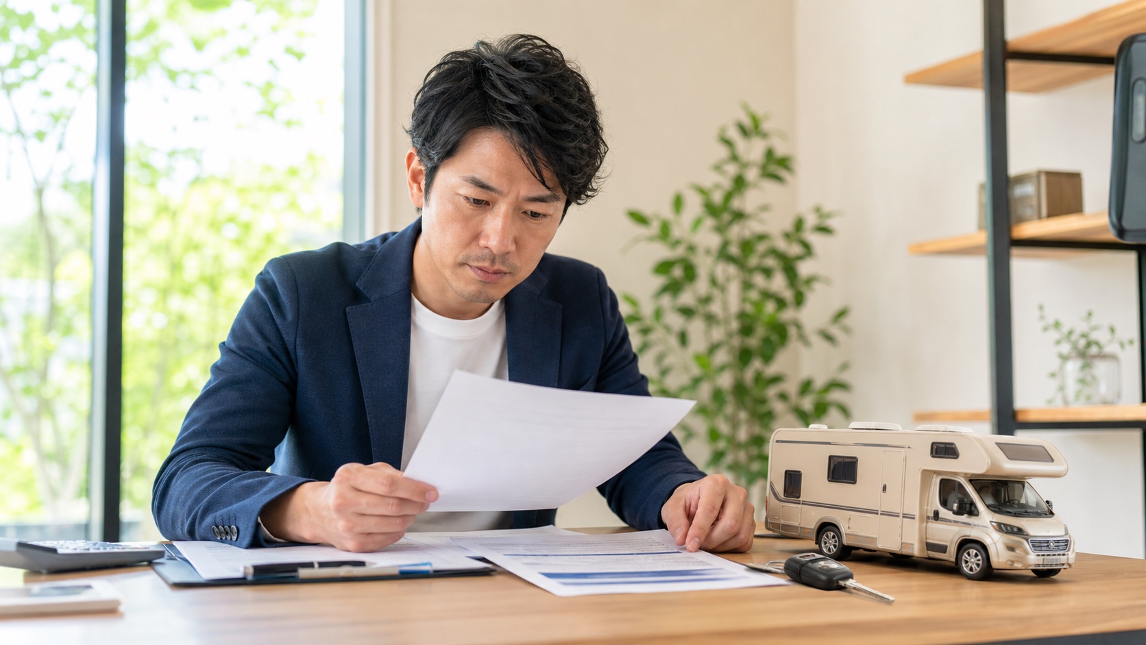 車両節税の注意点を確認するイメージ